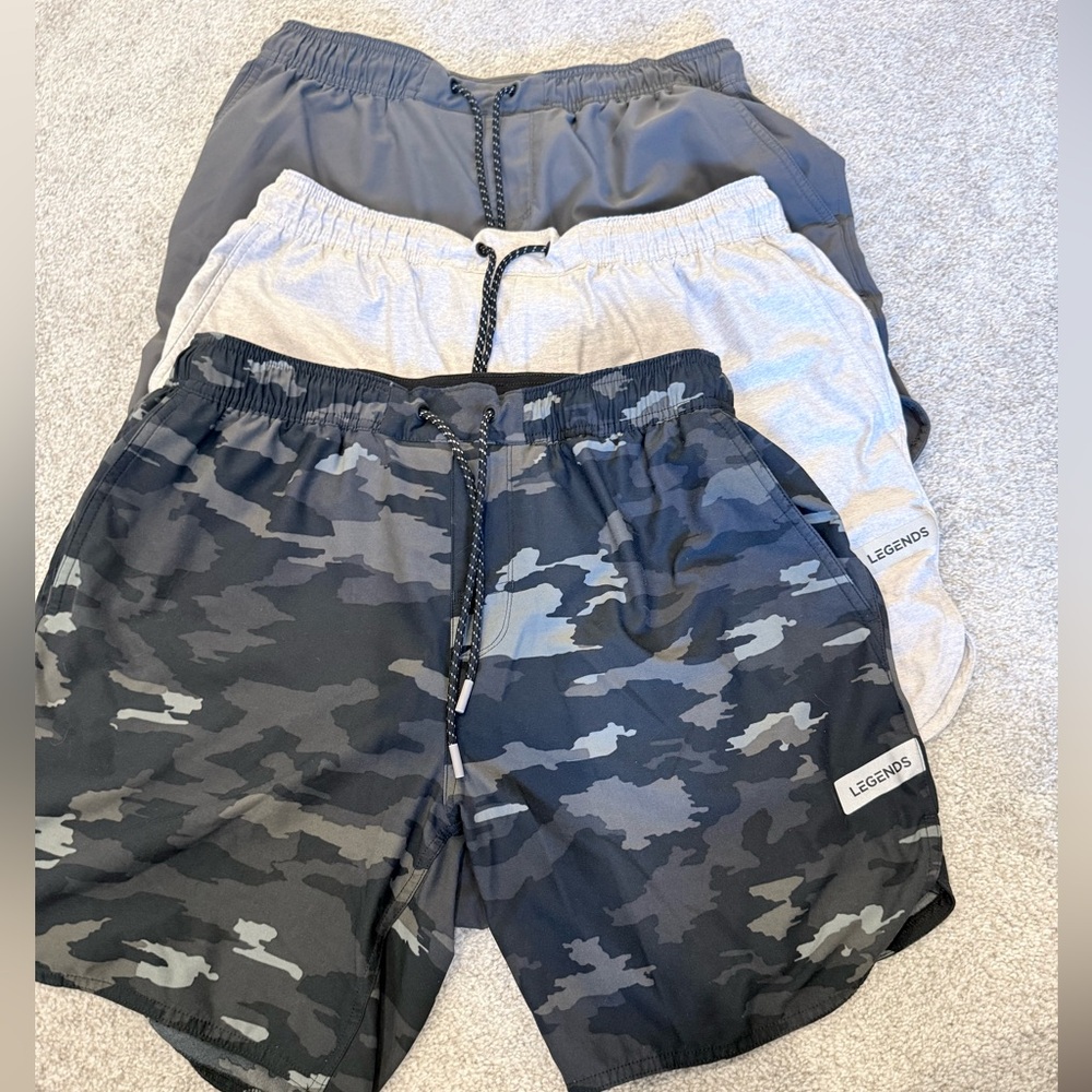 Legends Men's Luka 7” Shorts Set - 3 pairs.